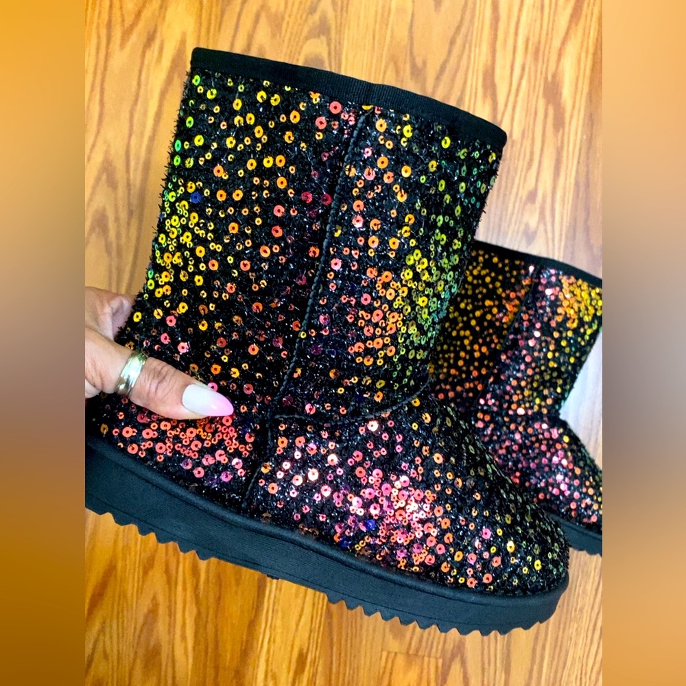 Baddest Bunny Sequin Boot